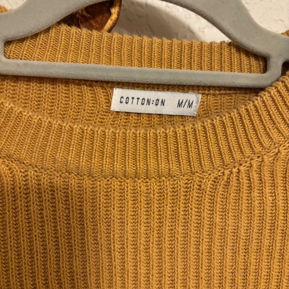 Cotton On medium sweater golden mustard color - Picture 2 of 5